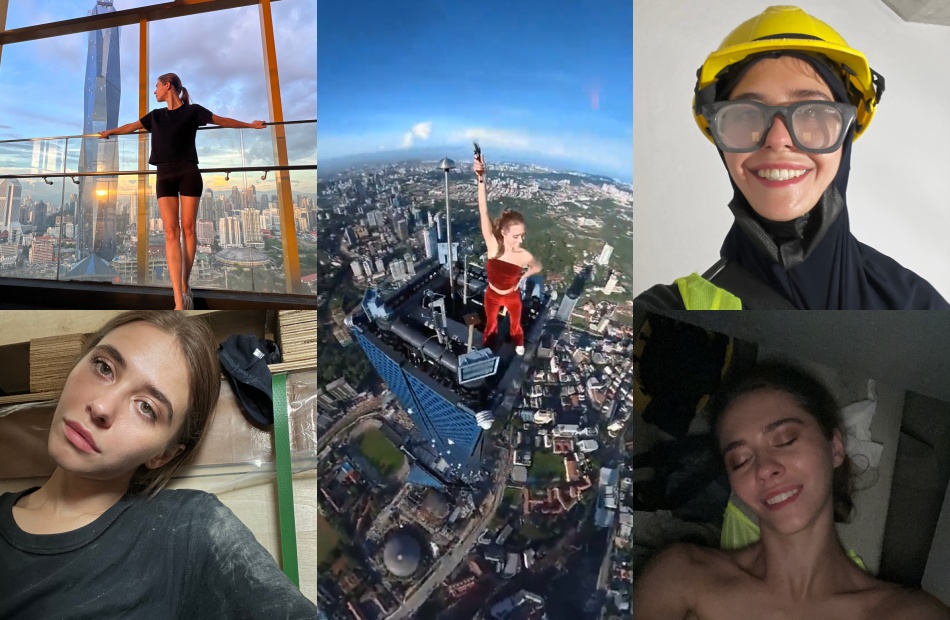 Russian Daredevil Angela Nikolau Reveals She Was Naked Before Climbing To The Top Of Merdeka 118