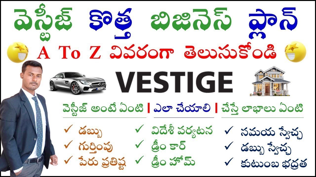 వెస్టీజ్ బిజినెస్ ప్లాన్ vestige telugu business plan vestige