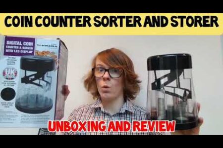 coin counter sorter and storer unboxing and review
