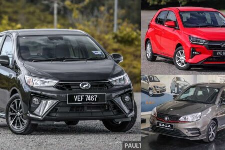 A-segment car sales in Malaysia – see how the Perodua Axia, Bezza and Proton Saga compare